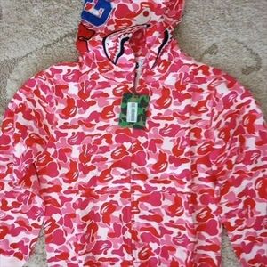 Bathing Ape Pink Camo Hoodie Brand New *BAPE* Rare